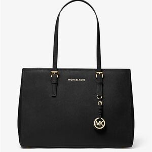 Michael Kors Jet Set Saffiano Leather Tote Bag